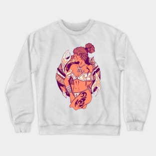 Peach Scorpio Beauty Crewneck Sweatshirt